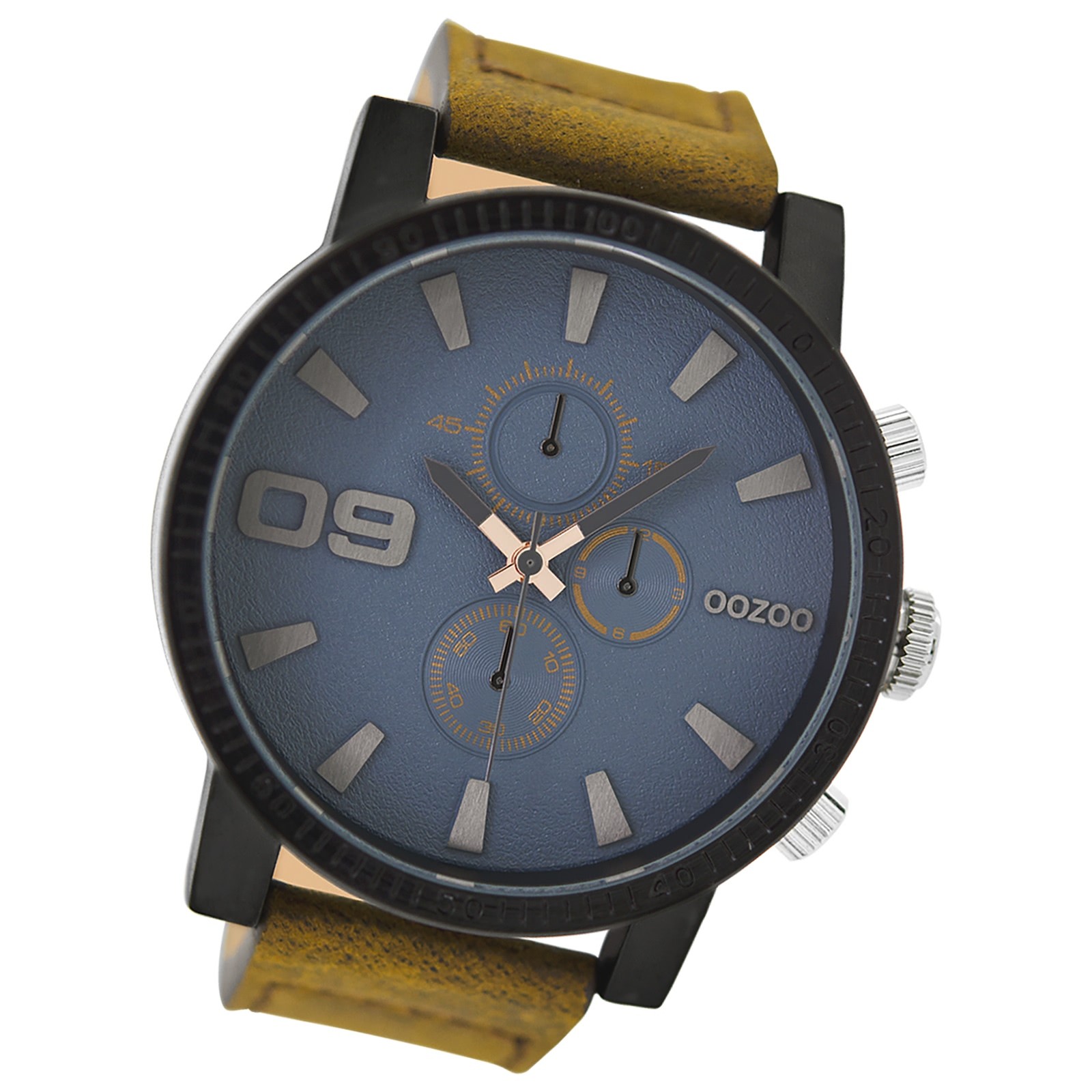 Oozoo Herren Armbanduhr Timepieces C9030A Analog Leder braun UOC9030A