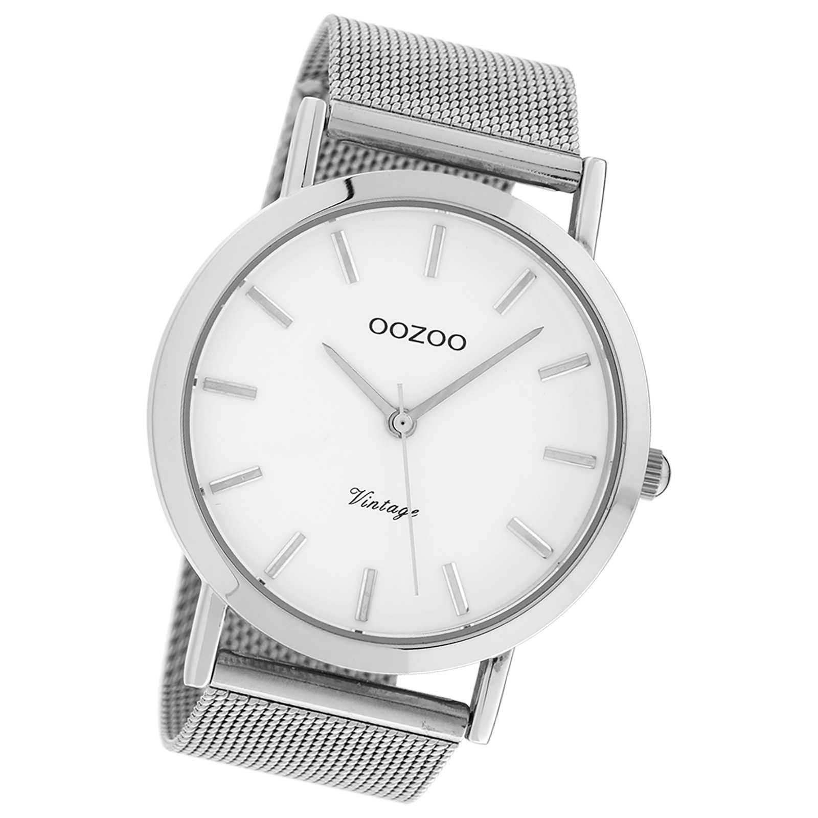 Oozoo Damen Armbanduhr Timepieces Analog Metall silber UOC9995A