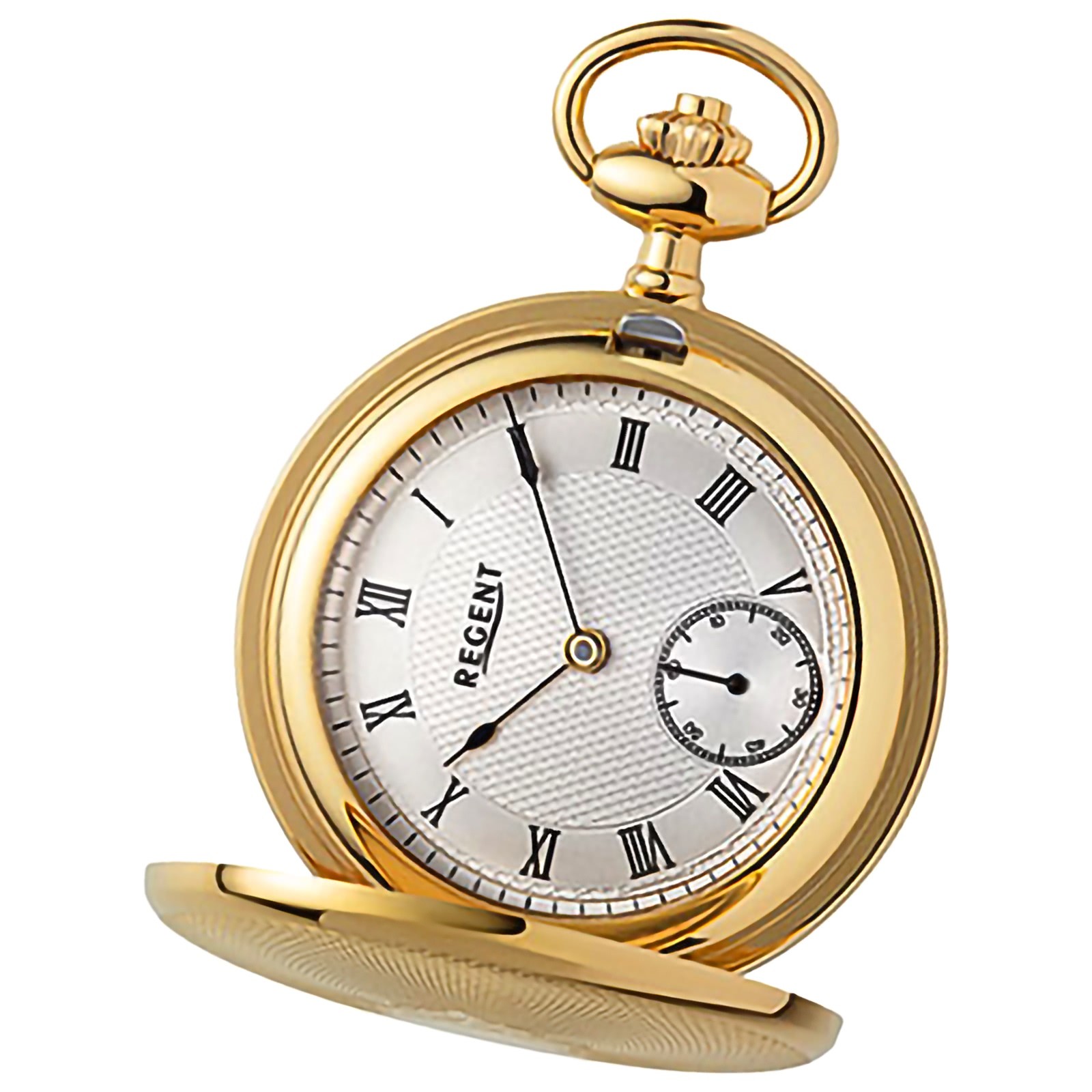 Regent Gehäuse Analog URP773 Herren Taschenuhr gold