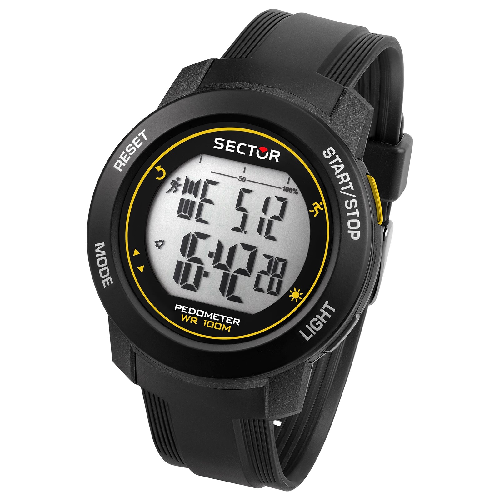 Sector Herren Armbanduhr Digital PURarmband schwarz USE51284001