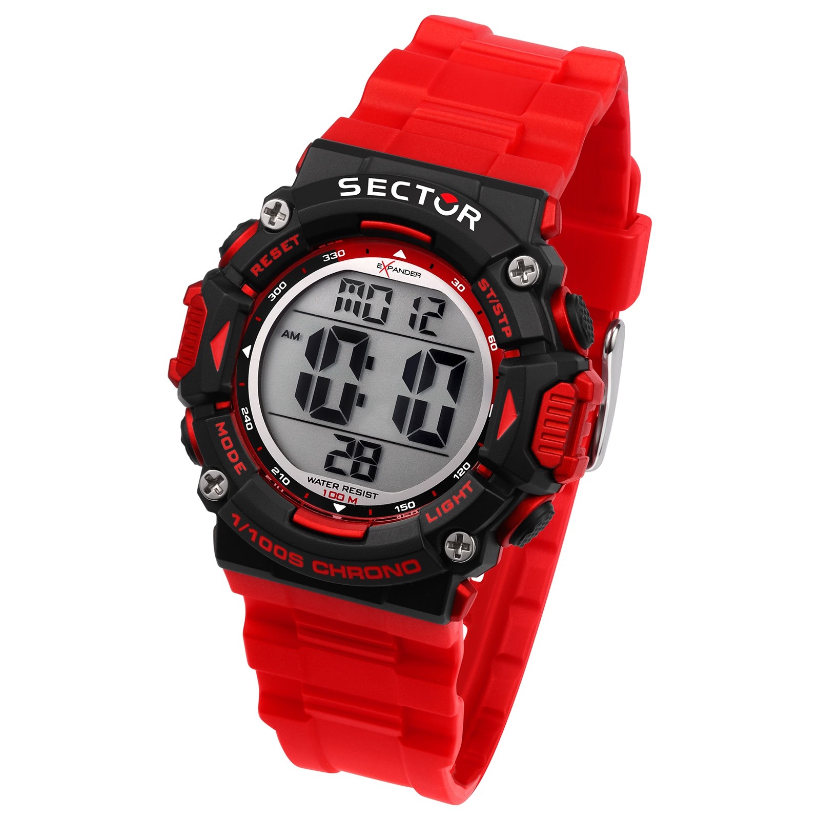 Sector Herren Armbanduhr Digital PURarmband rot USE51544002