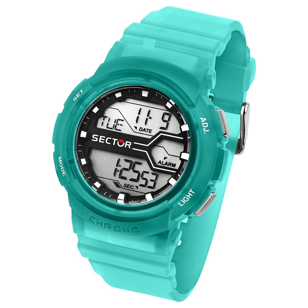 Sector Herren Armbanduhr Digital PURarmband grün USE51547003