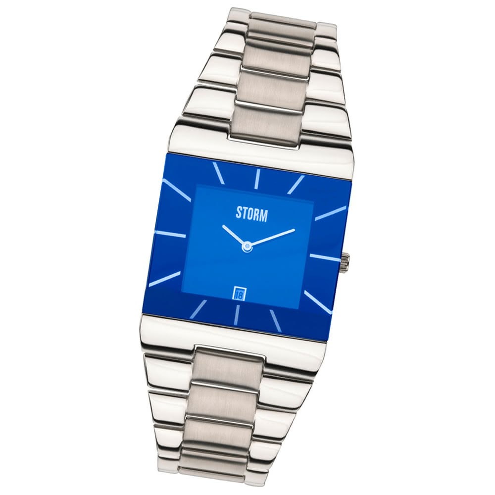 Storm Herren-Armbanduhr 47195/B Quarz-Uhr Edelstahl-Armband silber UST47195/B0