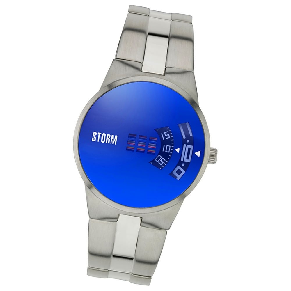 STORM Herrenuhr blau Edelstahl Armband Uhr NEW REMI LAZER BLUE UST47210/B0