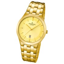 Candino Herren-Armbanduhr Timeless analog Quarz Edelstahl Gelbgold PVD UC4541/2