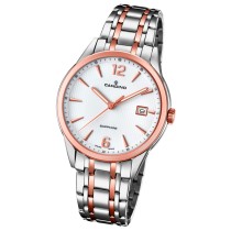 Candino Herren-Uhr Edelstahl silber roségold C4616/2 Quarz Klassisch UC4616/2