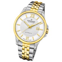 Candino Herrenuhr Edelstahl silber gold Candino Automatik Armbanduhr UC4769/1