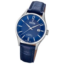 Festina Herrenuhr Swiss Made Armbanduhr Leder blau UF20007/6