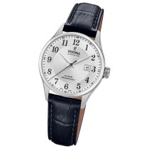 Festina Damenuhr Swiss Made Armbanduhr Leder schwarz UF20009/5