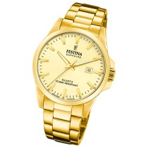 Festina Herrenuhr Edelstahl gold Festina Swiss made Armbanduhr UF20044/4