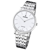 Festina Herrenuhr Swiss Made Armbanduhr Edelstahl silber UF20045/2