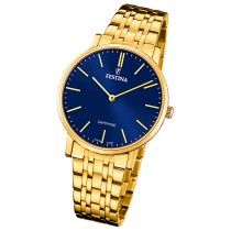 Festina Herrenuhr Swiss Made Armbanduhr Edelstahl gold UF20046/4