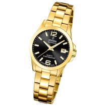 Festina Damenuhr Swiss Made Armbanduhr Edelstahl gold UF20050/4