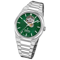 Festina Herrenuhr Swiss Made Armbanduhr Edelstahl silber UF20053/3