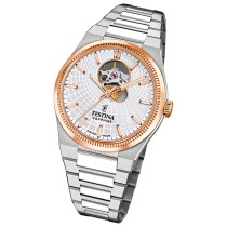 Festina Herrenuhr Swiss Made Armbanduhr Edelstahl silber UF20061/1