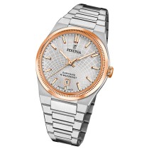 Festina Herrenuhr Swiss Made Armbanduhr Edelstahl silber UF20065/1