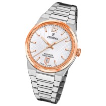 Festina Damenuhr Swiss Made Armbanduhr Edelstahl silber UF20066/2