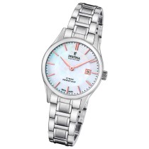 Festina Damenuhr Swiss Made Armbanduhr Edelstahl silber UF20068/2