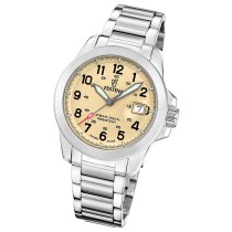 Festina Herrenuhr Swiss Made Armbanduhr Edelstahl Leder Textil schwarz UF20081/1