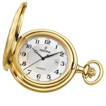 Festina Herrenuhr Taschenuhr Edelstahl gold rund UF2036/1