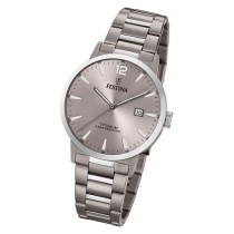 Festina Herren Armbanduhr Klassik F20435/2 Quarz Titan silber UF20435/2