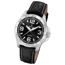 Festina Herrenuhr Klassik Armbanduhr Leder schwarz UF20444/1