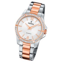 Festina Damenuhr Mademoiselle Armbanduhr Edelstahl silber rosé UF20595/1