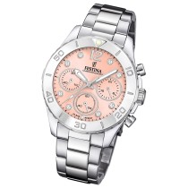 Festina Damenuhr Edelstahl silber Festina Boyfriend Armbanduhr UF20603/7