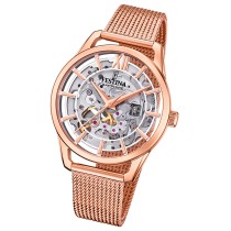 Festina Damenuhr Automatik Armbanduhr Edelstahl rosé UF20628/2