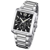 Festina Herrenuhr Edelstahl silber Timeless Chronograph Armbanduhr UF20635/4