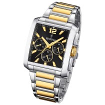 Festina Herrenuhr Edelstahl silber gold Chronograph Armbanduhr UF20637/4