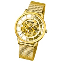 Festina Herrenuhr Edelstahl gold Festina Automatik Armbanduhr UF20667/1