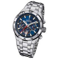 Festina Herrenuhr Edelstahl silber Festina Chrono Bike Armbanduhr UF20670/1