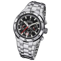 Festina Herrenuhr Edelstahl silber Festina Chrono Bike Armbanduhr UF20670/6