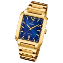 Festina Herrenuhr Edelstahl gold Festina Trend Armbanduhr UF20678/3