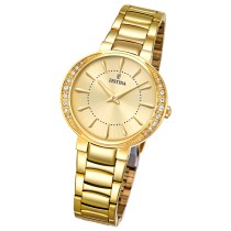 Festina Damenuhr Boyfriend Armbanduhr Edelstahl silber UF20687/2