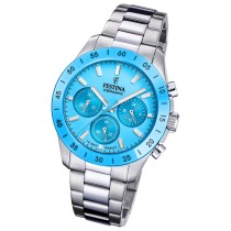 Festina Damenuhr Keramik Armbanduhr Edelstahl silber UF20693/3