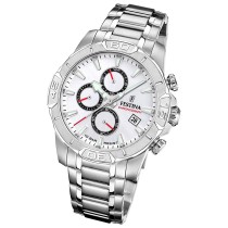 Festina Herrenuhr Timeless Chronograph Armbanduhr Edelstahl silber UF20704/1