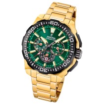 Festina Herrenuhr Chrono Bike Armbanduhr Edelstahl gold UF20727/2