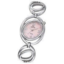 Girl Only GO Damen Armbanduhr Mademoiselle Quarz-Uhr Metall Silber UGO694777