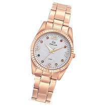 Girl Only GO Damen Armbanduhr Mademoiselle Quarzuhr Edelstahl rosegold UGO695584