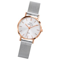 Girl Only GO Damen Armbanduhr Mademoiselle Quarz-Uhr Edelstahl silber UGO695960