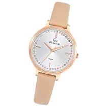 Girl Only GO Damen Armbanduhr Mademoiselle Quarz-Uhr Leder beige UGO699497