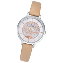 Girl Only GO Damen Armbanduhr Mademoiselle Quarz-Uhr Leder braun UGO699522