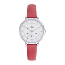 Girl Only GO Damen Armbanduhr Mademoiselle Quarz-Uhr Leder rot UGO699607