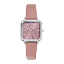 Girl Only GO Damen Armbanduhr Mademoiselle Quarz-Uhr Leder rosa UGO699617