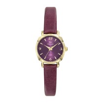 Girl Only GO Damen Armbanduhr Mademoiselle Quarz-Uhr Leder lila UGO699620