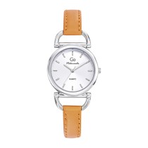 Girl Only GO Damen Armbanduhr Mademoiselle Quarz-Uhr Leder orange UGO699626