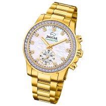 Jaguar Damenuhr Edelstahl gold Jaguar Connected Armbanduhr UJ983/1