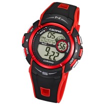 Calypso Herrenuhr Kautschuk schwarz rot Calypso Digital Armbanduhr UK5610/5